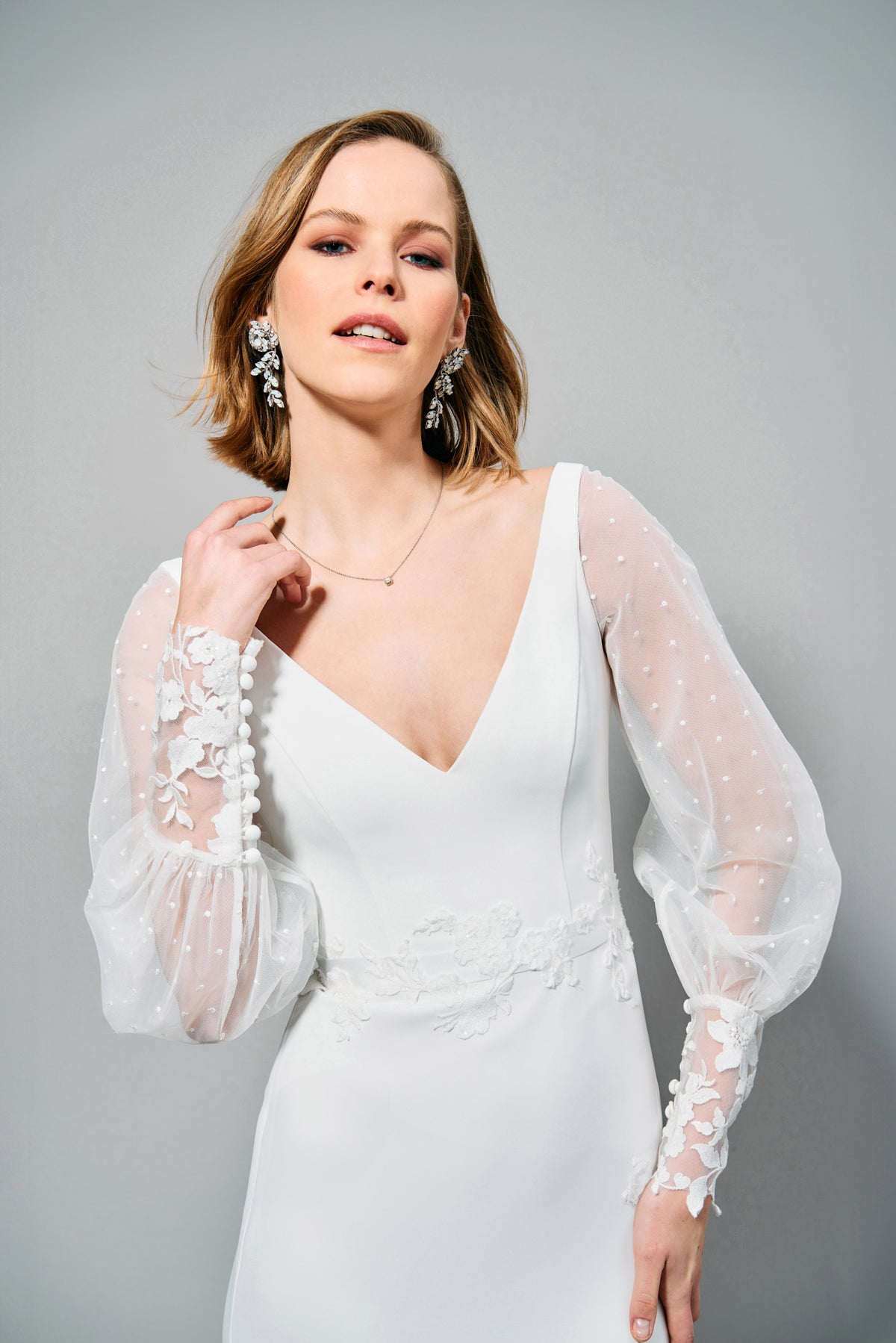 Audrey Designer Wedding Gown by Caroline Castigliano | Caroline Castigliano