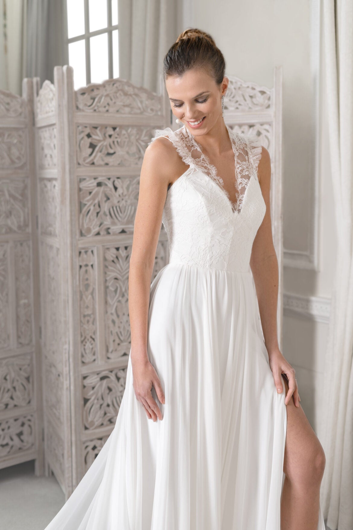 Walking On Air Designer Wedding Dress from Caroline Castigliano