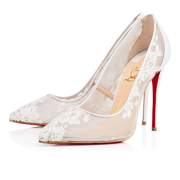 Christian louboutin hot sale bridal heels