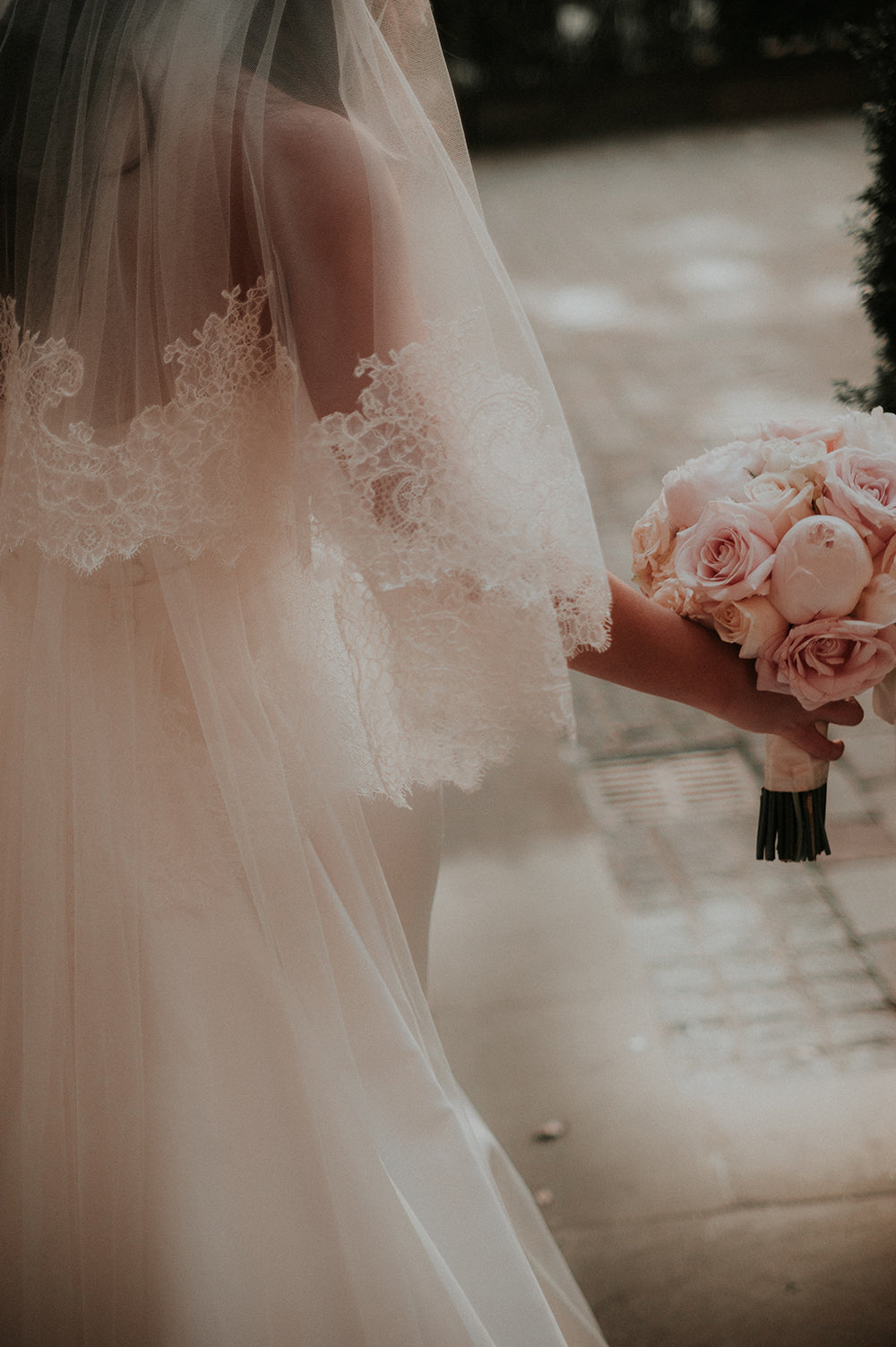 Frances Banham designer wedding dress by Caroline Castigliano